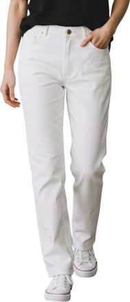 Infinity Leather Womens White Lamb 501 Biker Jeans - Sogndal - Size X-Large