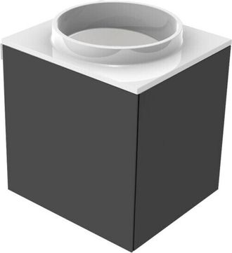 Emco Emco Evo 450 Lavabo Para Invitados, Negro, 450x450x508mm