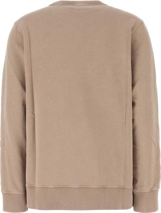 Fendi Womens Roma Italia Sweatshirt Beige Cotton Sweater
