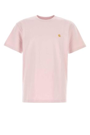 Carhartt Work in Progress Pastel Pink Cotton Chase T-shirt