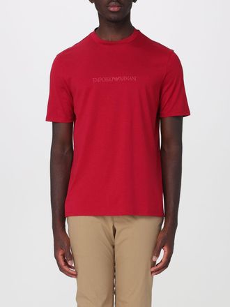 Emporio Armani T-shirt basic in cotone con Eagle