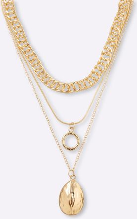 Heine Collier HEINE, Damen, Gr. Metall, goldfarben, Halsketten Collier