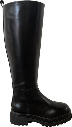 Homers Womens Golva Knee High Boots In Black