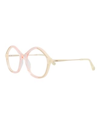 Chlo&eacute; Womens 52 mm Yellow Eyeglasses