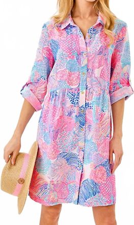 Lilly Pulitzer Womens Shaela Dress In Multi Roar Of The Seas
