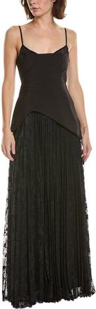 AMUR Leighton Pleated Gown