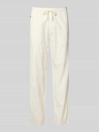 Matinique Straight Fit Leinenhose mit elastischem Bund Modell Barton in Offwhite, Gr&ouml;&szlig;e XXL