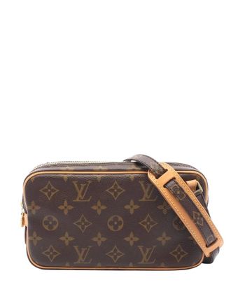 Louis Vuitton 2004 Monogram Pochette Marly Bandouliere crossbody bag - women - Fabric/Leather - One Size - Brown