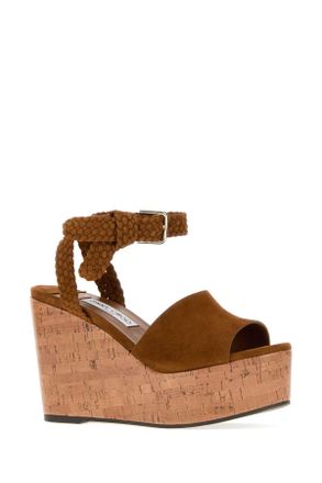 Jimmy Choo London Jori Wedge Heel - Caramel