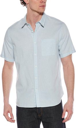 Vince Linen-Blend Button-Down Shirt
