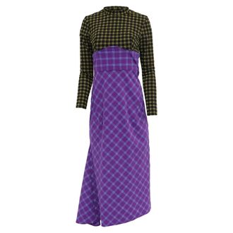 Rachel Comey Rachel Comey Long Converge Dress in Multicolor Polyamide