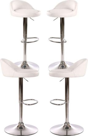 Regalos Miguel Packs Taburetes Cocina - Pack 4 Taburetes Cirkus - Blanco