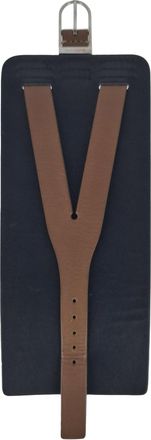 Dior Dikke Manchet Armband in Zwart Leer