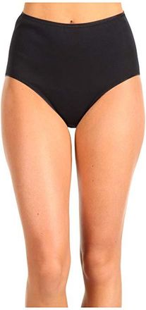 Hanro Cotton Seamless Full Brief 1625 Womens Underwear Black : XS