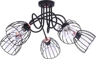 OEM L&aacute;mpara De Techo De Alambre Colgante De Cobre Loft Edison