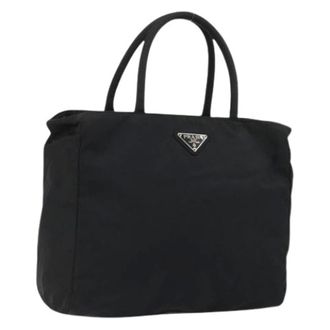 Prada Pre-owned Tote Bags, female, Black, Size: ONE SIZE Pre-owned Vintage Tote Bag