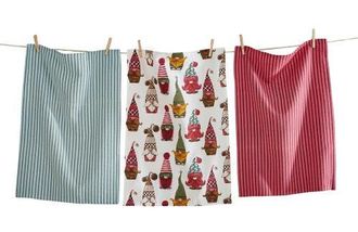 Tag Hanging With My Gnomies Kitchen Towels Set of Three Multicolor in Multicolored at Nordstrom