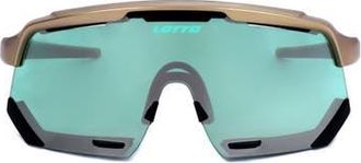 Lotto Sun Shield Goggles in Gold Gloss Black Matt at Nordstrom