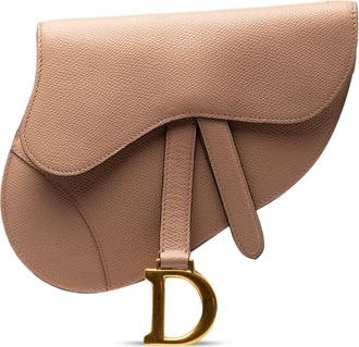 Dior Pre-owned Womens Saddle Handbag - Tan Leather - One Size