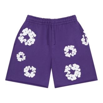 Denim Tears Cotton Wreath Sweatshorts Purple FW25BRS2952307