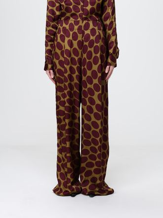 Dries Van Noten Pantaloni palazzo Dries Van Noten in viscosa con stampa