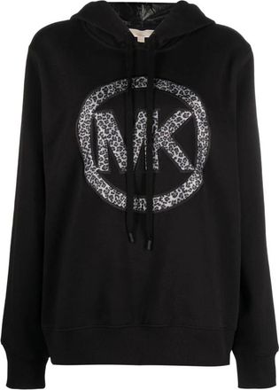 Michael Kors MK Charm Hoodie - Dames - Sweatshirts & Hoodies - Zwart - Maat: XS