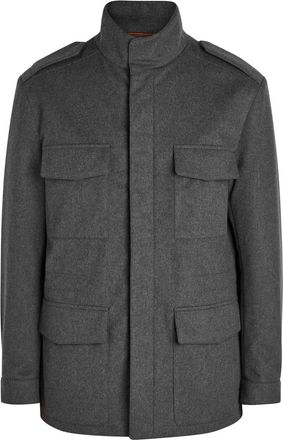 Tod's Wool Jacket - Dark Grey - L
