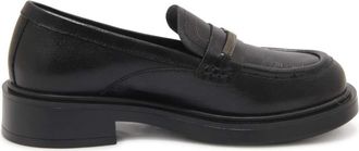 Emanuelle Vee Kim Loafer Zwart Hak 3.5cm - Dames - Loafers - Zwart - 40 EU - Schoenen