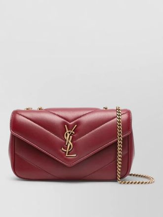 Saint Laurent loulou mini lambskin chain shoulder bag
