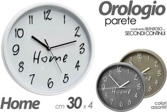 Trade Shop Trade Shop - 30x4 Cm Reloj De Pared Casa Dise&ntilde;o Cl&aacute;sico Moderno Colores Surtidos 798153