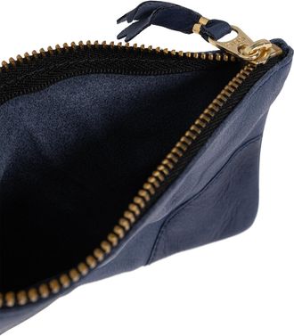 Comme Des Gar&ccedil;ons Comme Des Gar&ccedil;ons Leather Pouch, Unisex, Navy Blue