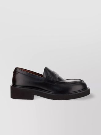 Valentino Garavani calf leather loafers
