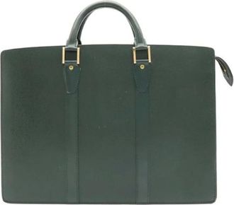 Louis Vuitton Pre-owned Taiga Briefcase - - Pre-owned - Donna - Verde - ONE SIZE