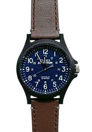 Timex Acadia Quartz Blue Dial Mens Watch TWF3C8190