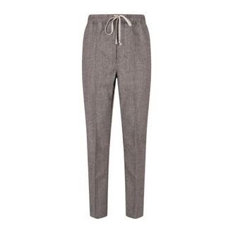 Rick Owens Heren, Broeken, Grijs, Maat: S