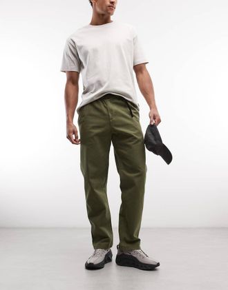 Gramicci G-Pant pantaloni affusolati color salvia-Verde