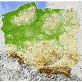 OEM Mapa Magn&eacute;tico Autoadhesivo De Polonia Con Imanes De Viaje