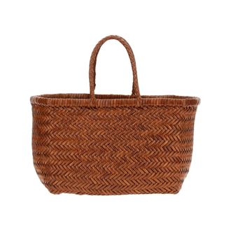 Dragon Diffusion Tote Bags, female, Brown, Size: ONE SIZE Woven Leather Bag