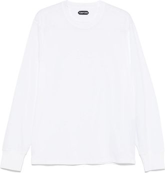 Tom Ford Crew-Neck T-Shirt - Mens - Lyocell/Cotton