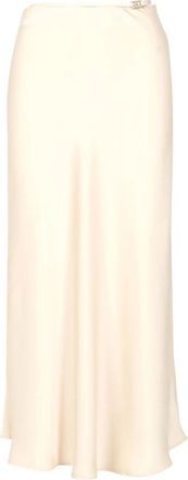 Simona Corsellini Midi Skirts - Dames - Midirokken - Beige - S - Rokken