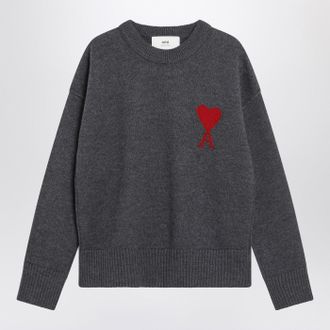 Ami dunkelgrauer Ami de Coeur -Pullover