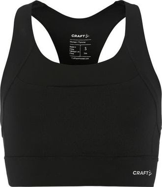 Craft Hypervent Pocket Sports Bra in Black at Nordstrom, Size X-Large