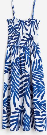 H&M Gesmoktes Kleid - White