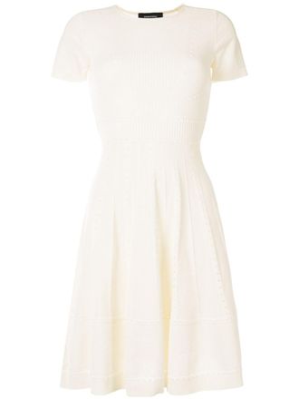Dsquared2 Flared jurk - Wit