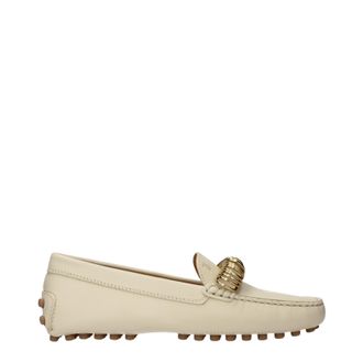 Tod's Tods Mujers Mocasines de cuero beige