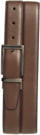 Original Penguin Feather Edge Burnished Leather Belt in Brown at Nordstrom Rack, Size 30
