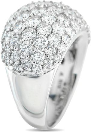 Luxury Bazaar 18K white gold diamond ring - women - 18kt White Gold/Diamond - One Size - Silver