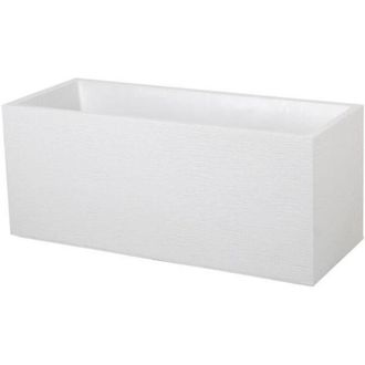 Eda Eda - Vaso De Flores Graphit - 99,5 X 39 X H 43 Cm - 97,6 L - Blanco Cerus&eacute;