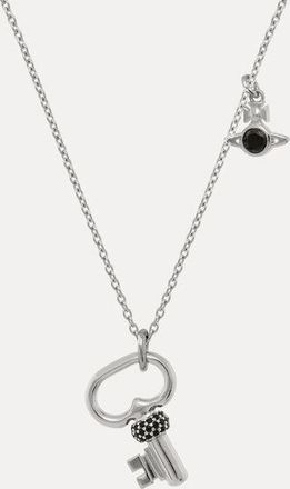 Vivienne Westwood Man. Baya Pendant Necklace Silver Silver Cubic Zirconia Men