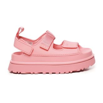 UGG Ugg, Schoenen, Dames, Roze, 41 EU, Polyester, Roze Sandalen met Klittenbandsluiting